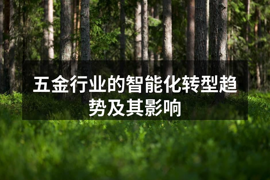 五金行业的智能化转型趋势及其影响